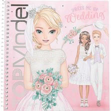 Fimer 13529 Topmodel Dress Me Up - Boyama Kitabı Seti, Boyama Için 24 Sayfa, 11 Çıkartma Yaprağı Dahil