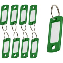 Fimer Line Esnek Renkli Plastik Anahtar Etiketi, 3/4" Bölünmüş Halka, 50 Etiket (16940)