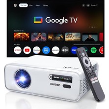Fimer Eazze D1 Gtv Projektör, Google Tv Akıllı Projektör, Wifi ve Bluetooth, Netflix Resmi Lisanslı, Otomatik Odaklama ve Keystone, Doıby Audio, Zoom, Yerel 1080P Film, Taşınabilir Dış Mekan
