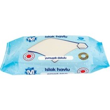 Migros Ekonomik Günlük Kullanım Islak Havlu 45 Yaprak Yumuşak Dokulu Temizlik Ürünü