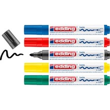 Fimer 4500 Tekstil Kalemi - Siyah, Kırmızı, Mavi, Yeşil, Sarı - 5 Adet. - 2-3 mm Yuvarlak Uç