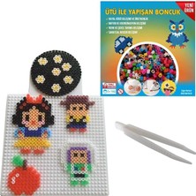 Fimer ile Yapışan 1000'LI Renkli Boncuk-Tabla-Cımbız 3'lü Set