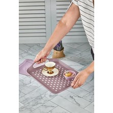 Fimer Tabanlı Sunum Tepsisi Mor 25X31CM, CAN.HH.743.01