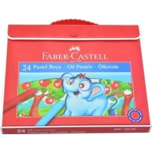 Fimer Plastik Çantalı Tutuculu Pastel Boya, 24 Renk