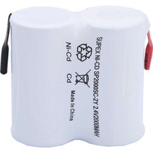 SBN - Store 2000MAH 2.4V Nicd 2’li Yanyana Şarjlı Süpürge Pili