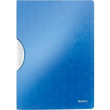 Fimer 41850036 Wow A4 Colorclip Sıkıştırmalı Dosya, Metalik Mavi