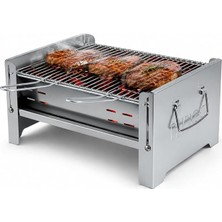 Fimer Katlanır Mangal, Galvaniz Metal, Kömür Mangalı, Izgaralı, Portatif Taşınabilir Pratik Mangal