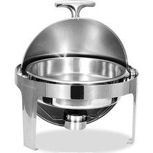 Fimer Chafing Dish Roll Top Yuvarlak 6 L, (Cdc-6)