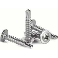 Fimer 4.8X38 mm Pul Başlı Akıllı Vida, Sac Vidası x 50 Adet (RF139)