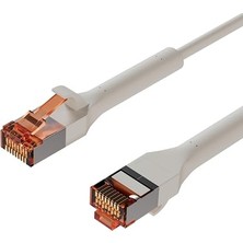 Fimer 10 Metre CAT6A U/ftp 90° Bükülebilir Kablo Beyaz
