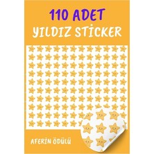 Fimer Için Yıldız Etiket Star Sticker 1 Sayfa 110 Adet 1,2cm Ebat