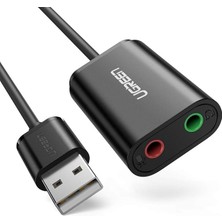 Fimer Harici 3.5 mm USB Ses Kartı, Siyah