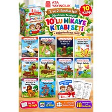 Ata Yayıncılık 1. ve 2. Sınıflar Için Öğretmen Tavsiyeli 10'lu Hikaye Kitabı Seti + Değerlendirme Testli