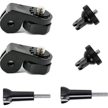 Fimer Inç Alüminyum Tripod Montaj Adaptörü Kamera Tutucu Djı Osmo Action 4 5 Pro/gopro Hero 13 12 11/ INSTA360 X5/akaso/apexcam M80AIR Aksiyon Kameraları ile Uyumlu, Aksiyon Kamerası Tutucu Adaptör