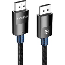 Fimer 8k 60 Hz Display Port To Display Port 1.4 Örgülü Kablo 2 Metre, Siyah