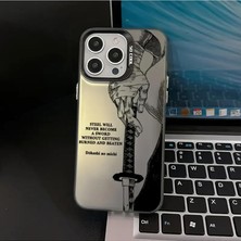 Fimer 15 Pro Max ile Uyumlu Samuray Sert Kenarları Yumuşak Telefon Kılıfı, Siyah