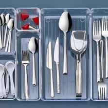 SBN - Store 6 Parça Şeffaf Çekmece Düzenleyici Seti – Makyaj, Mutfak ve Ofis Için Çok Amaçlı Organizer Kutuları | Kaymaz, Dayanıklı, Modern Organizer Set