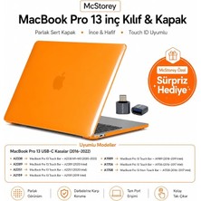 Fimer MacBook Pro 13 Kılıf A1706 A1708 A1989 A2159 A2251 A2289 A2338 M1 M2 Uyumlu Kristal Parlak Sert Hard Case Ince Hafif Koruyucu Kapak