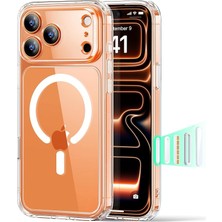 Fimer iPhone 17 Pro Max Için Magsafe Kılıf, Kamera Kontrolü, Şeffaf