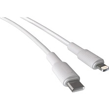 Fimer Type C-Lightning 27WATT Pd Hızlı Şarj Kablosu (Beyaz) (120 Cm)