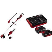 Fimer Ge-Lm 36/4in1 Li - Solo, Akülü Çok Fonksiyonlu Budama ve Einhell 18V 2x4,0 Ah Pxc Twincharger Kit, Akü & Şarj Cihazı