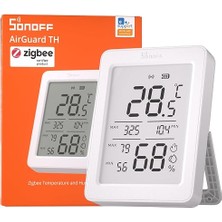 Fimer Airguard LCD Ekranlı Zigbee Akıllı Sıcaklık ve Nem Sensörü | SNZB-02DR2