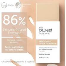SBN - Store The Purest Solutions Sebum Dengeleyici & Matlaştırıcı Serum Fondöten Spf 50, 30 Mililitre – Açık/orta Ton