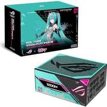 Fimer ROG-THOR-1200P3-MIKU 1200W 80+ Platinum 135MM Full Modüler Gaming (Oyuncu) Güç Kaynağı