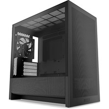 Fimer H3 Flow - Micro-Atx Pc Kasası - Optimize Edilmiş Hava Akışı - 1 x 120 mm Arka Fan Içerir - Tam Boyutlu Gpu'ları Destekler - 280 mm Ön, 240 mm Üst Radyatör - Geri Bağlantı Anakartı - Siyah