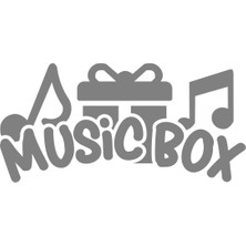 Fimer Box Müzik Kutusu Oto Sticker Araba Cam Sticker 20X10 cm Gri, QA4209546320