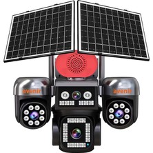 Fimer 12MP Pt Speed Dome AV-S446 4 Kameralı 4g Solar Kamera