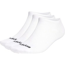 Longstreet12 Thin Linear Low-Cut 3P Unisex Beyaz Günlük Stil Çorap HT3447