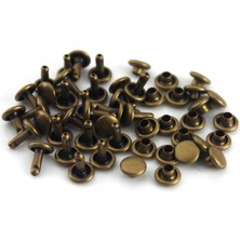 Fimer mm Perçin, Rivet, Toruk 33 No 100ADET (Leathercraft, Deri Hobi) Bronz