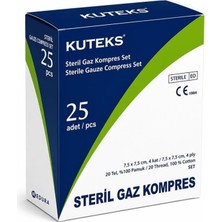 Fimer Kuteks Steril Gaz Kompres 25 Adet