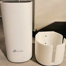 SBN - Store Deco M4 ve E4 Uyumlu Duvar Askı Standı - Beyaz Mesh Wifi Montaj Aparatı