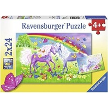 SBN - Store 2X24 Parçalı Puzzle Gökkuşağı Atları