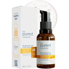 Fimer Purest Solutions, C Vitamini Aydınlatıcı ve Cilt Tonu Eşitleyici Cilt Bakım Serumu 30 ml (%10 Ascorbic Acid & Ferulic Acid%0,5)