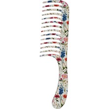 Denman D28 Wide Tooth Detangler Geniş Ağızlı Tarak Floral Fantasies