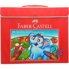 Fimer Castell Pastel Boya Plastik Çantalı Tutuculu