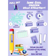 Fimer Etiketi Full Set 306 Prenses/kalem Etiketi Isimli Kişiye Özel