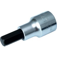 Fimer 1107061110 1/4" Allen Uçlu Lokma Anahtar, Krom, 10 mm