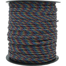 Fimer 4 mm Paracord Ip No:76 10 Metre Mor Mavi Desenli