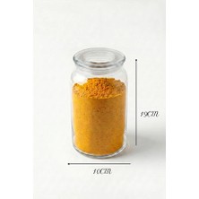 Gönül Cam Kapaklı Cam Kavanoz 1100 ml (6 Adet) – Kapaklı Saklama Kavanozu Seti, 19X10 Cm, Kuru Gıda/baharat