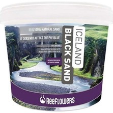 Reeflowers Iceland Black Sand Doğal Siyah Akvaryum Kumu 1-2 mm 25 kg
