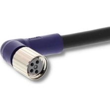 Omron M8 4pin 5mt 90° Sensör Kablosu – 3'lü Paket