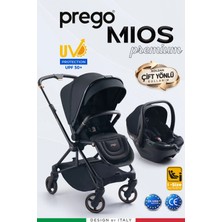 Prego Mios Premium I-Size Travel Sistem Bebek Arabası 2415 Katlanabilir 22 kg Taşıma Kapasitesi