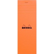 SBN - Store Rhodia Kareli Bloknot, Turuncu, 74X210 mm