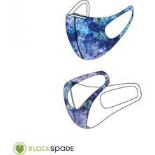 Blackspade Unisex Koruyucu Maske Mermer Desen