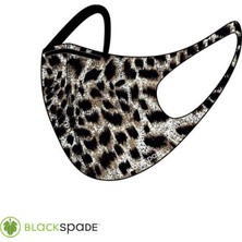Blackspade Unisex Koruyucu Maske Leopar