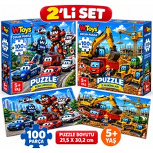 Maketçiniz 2 Adet 100 Parça Puzzle Set-3